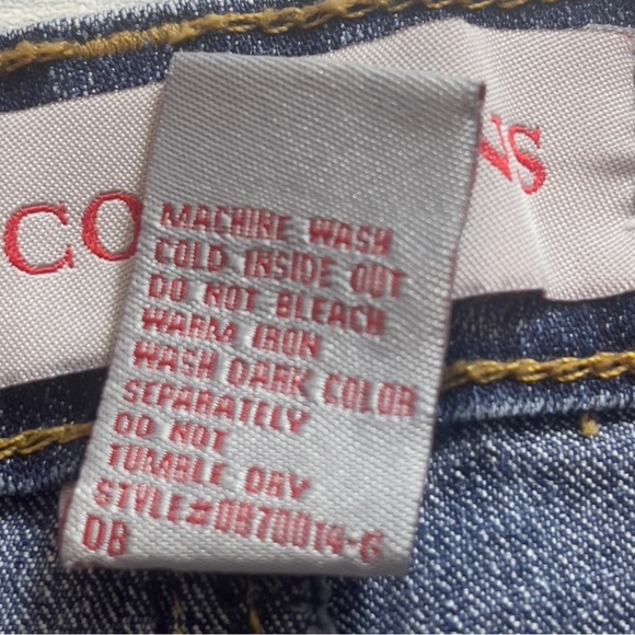 COS Embroidered Cuffed Crop 5 Pocket Jeans 6 - Picture 6 of 9